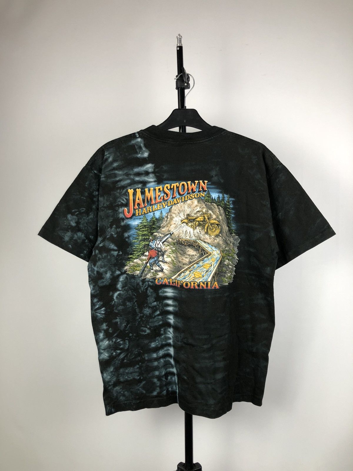 Harley Davidson Harley-Davidson Jamestown California Vintage Tie Die 2004 Size US M / EU 48-50 / 2 - 1 Thumbnail
