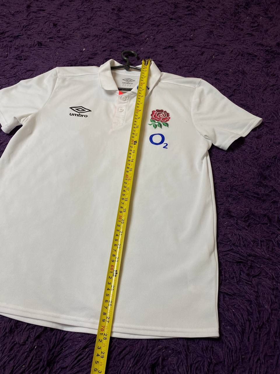 Umbro Print White T-Shirt Umbro O2 Logo Vintage Polo Size US M / EU 48-50 / 2 - 9 Thumbnail