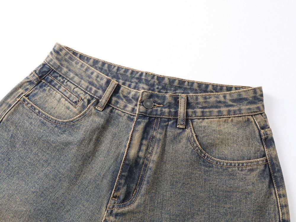 Vintage Men's hip-hop cartoon puppy print distressed jeans Size US 32 / EU 48 - 3 Thumbnail