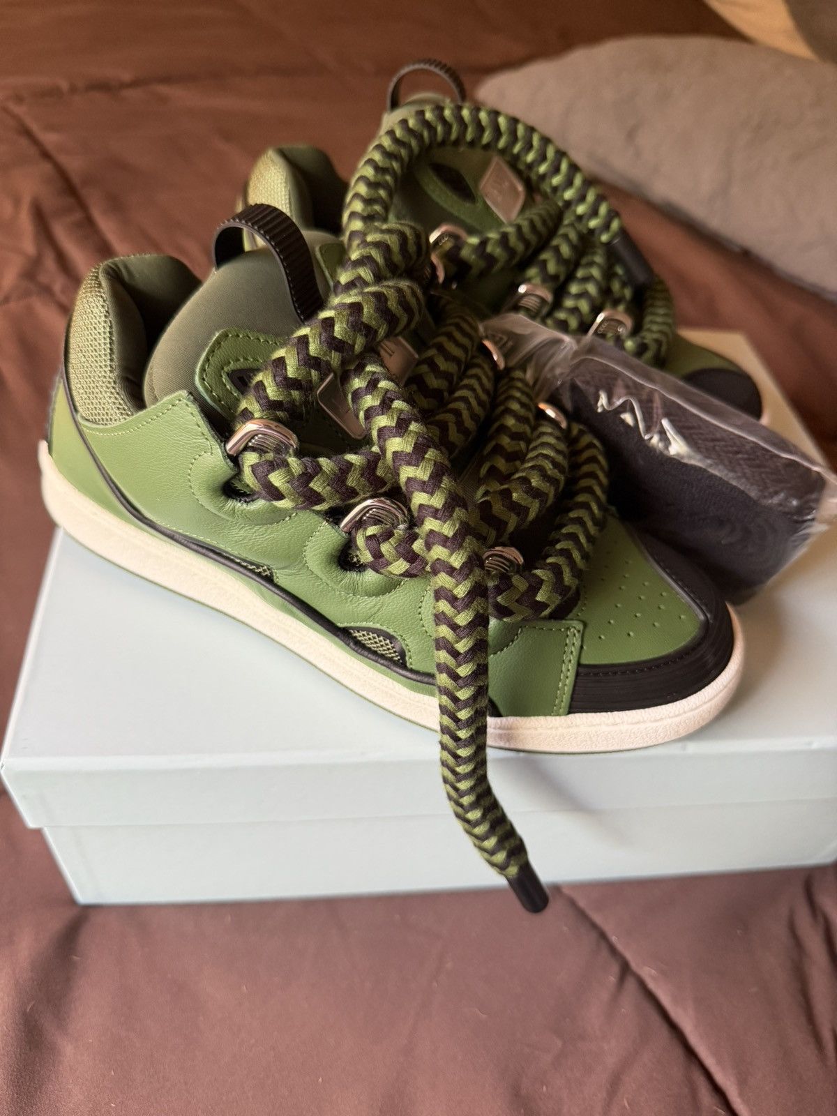 Lanvin Lanvin Boy's Curb Sneakers Size US 6 / EU 39 - 2 Thumbnail