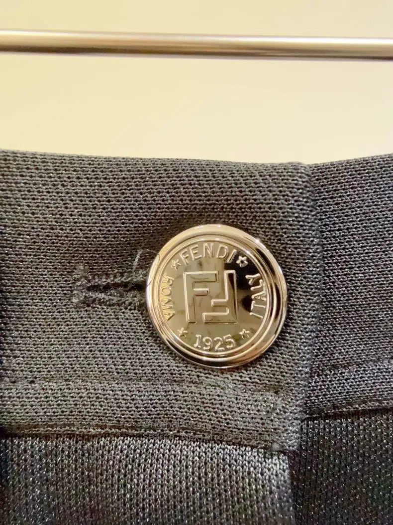 Fendi Fendi Side Knit Logo Long Pants Size 25" / US 0 / IT 36 - 3 Thumbnail