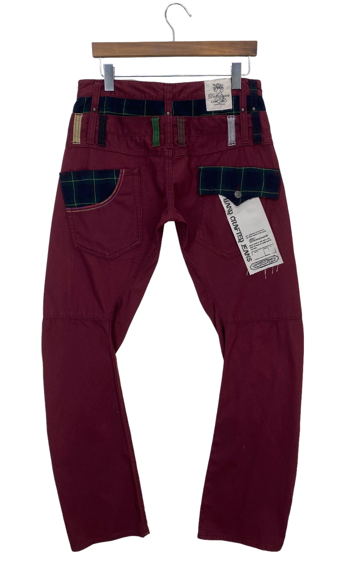 Japanese Brand Dominates Double Waist Pants - Japanese Selvedge Denim Size US 32 / EU 48 - 1 Thumbnail