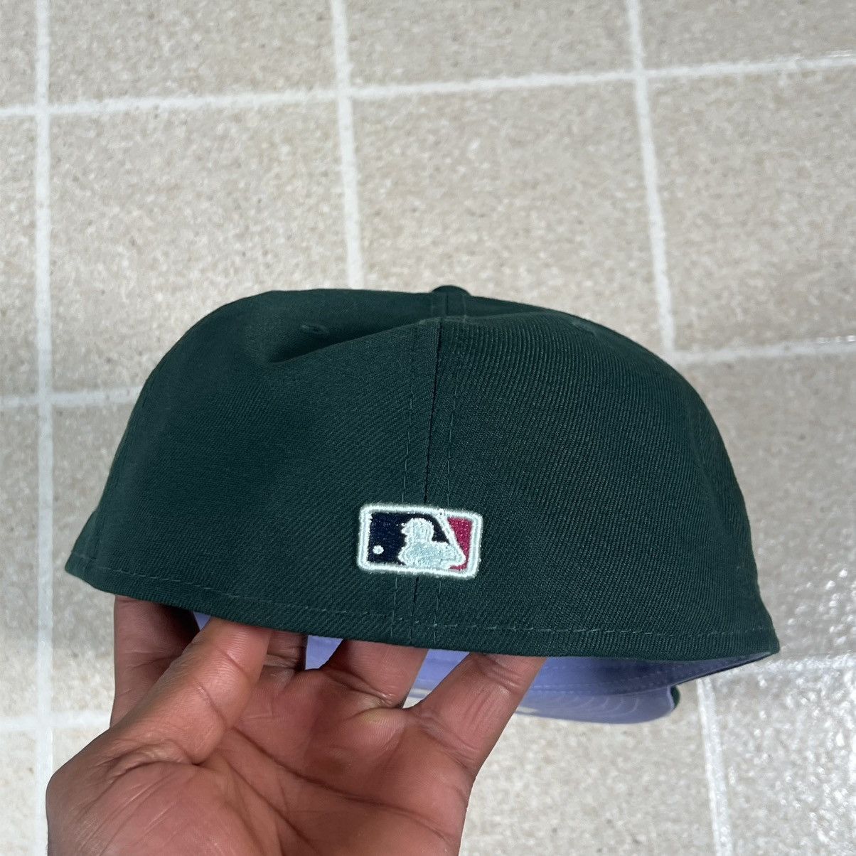 New Era NEW ERA OAKLAND ATHLETICS GREEN 59FIFTY FITTED HAT 7 7/8 Size ONE SIZE - 5 Thumbnail