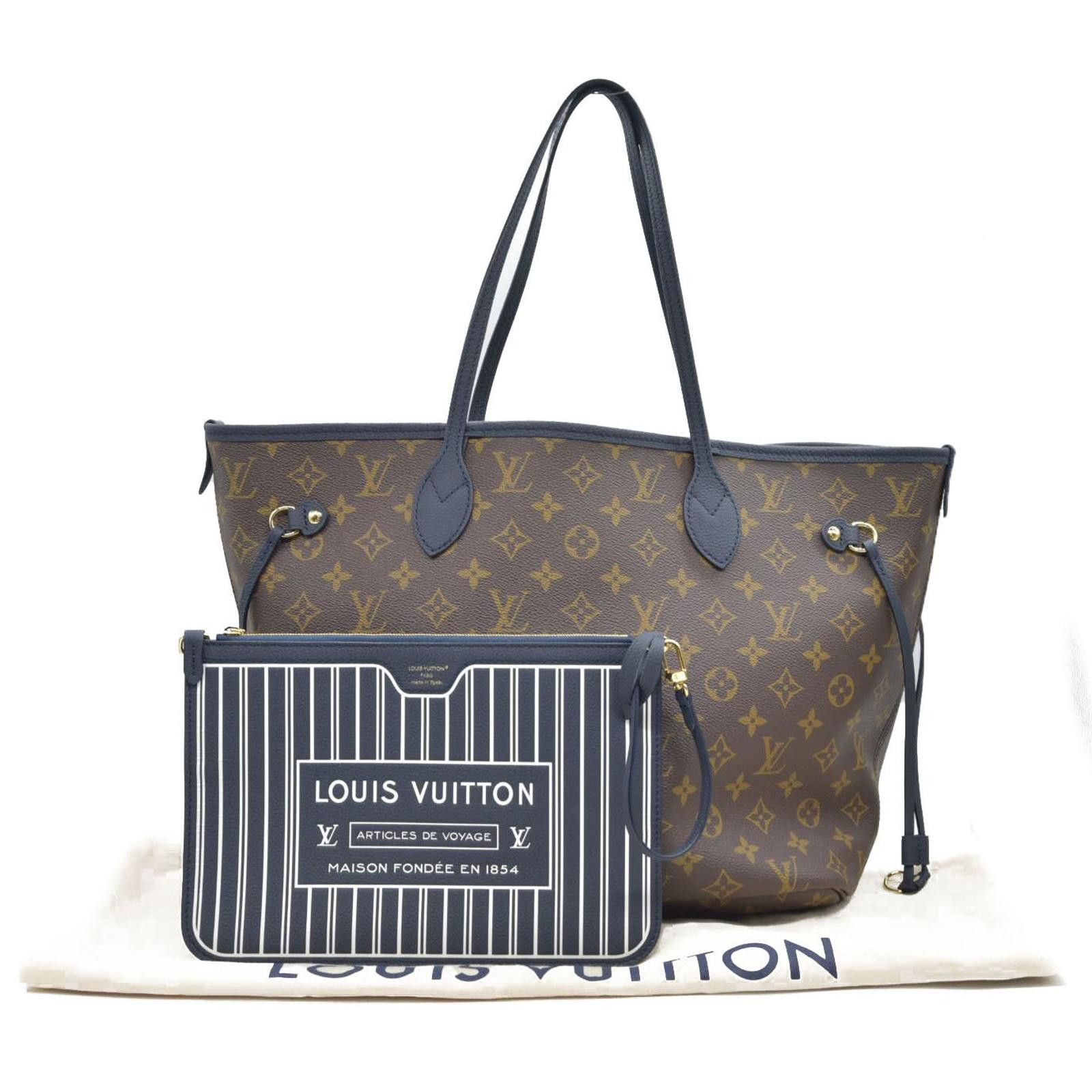 Louis Vuitton LV Monogram Neverfull Inside Out w/Pouch MM
