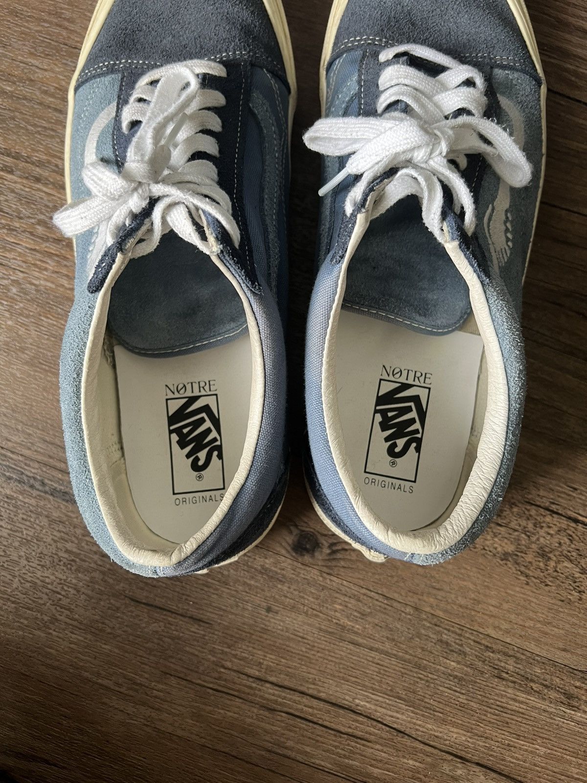 Notre × Vans Notre x Vans Vault OG Old Skool LX - Blue Size US 13 / EU 46 - 5 Thumbnail