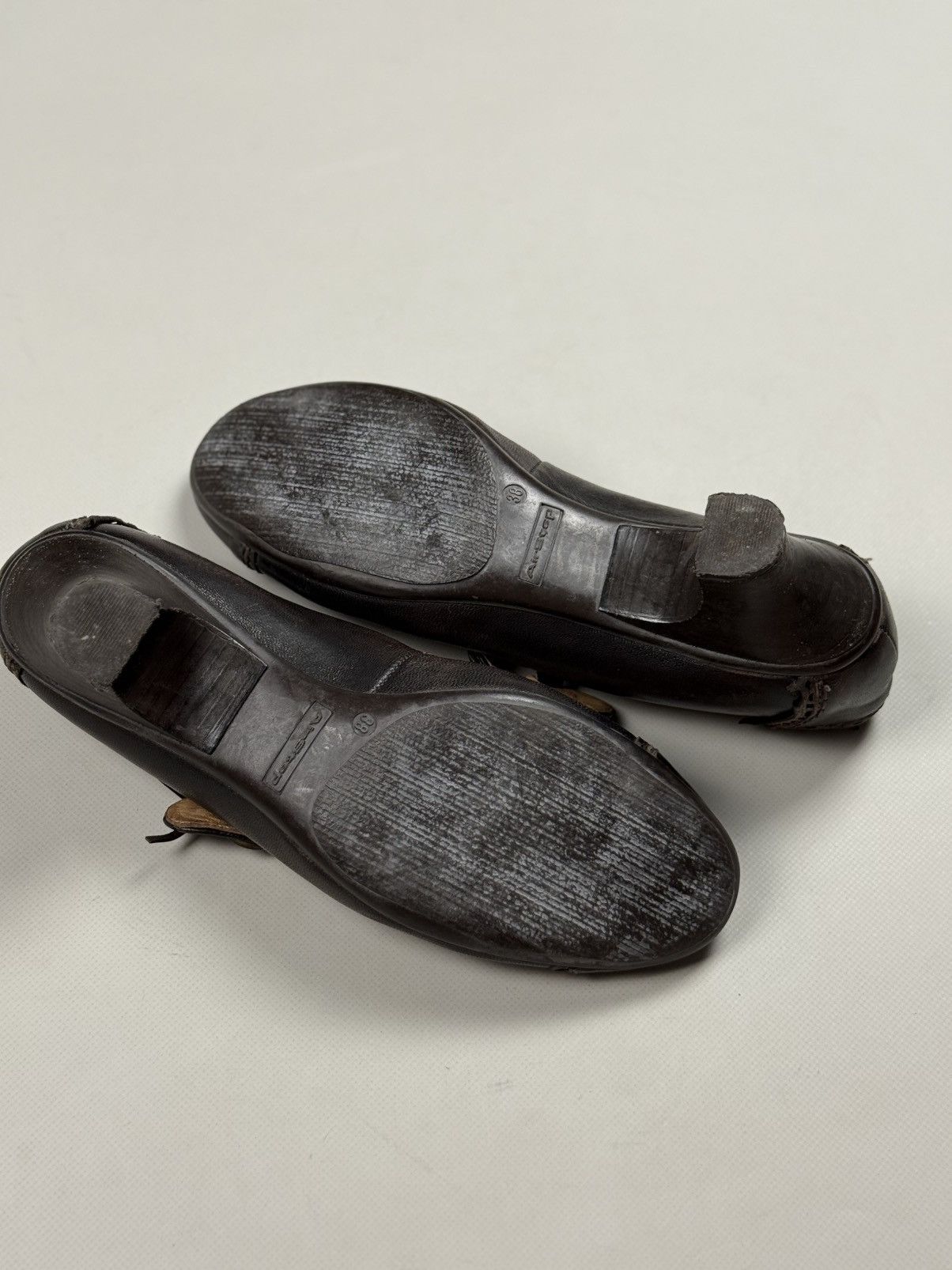 A.S.98 × Vintage Airstep Vintage Avant-Garde Ladies Leather Heeled Shoes Size US 8 / IT 38 - 23 Thumbnail