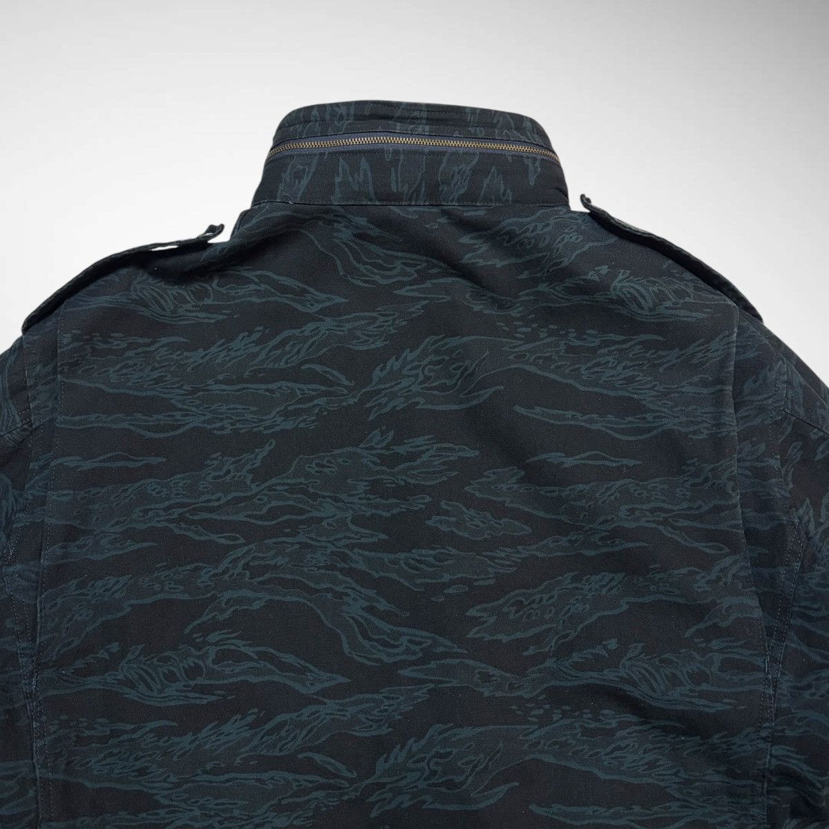Swagger Swagger Blue Tiger Camo M-65 Field Jacket Size US XL / EU 56 / 4 - 3 Thumbnail