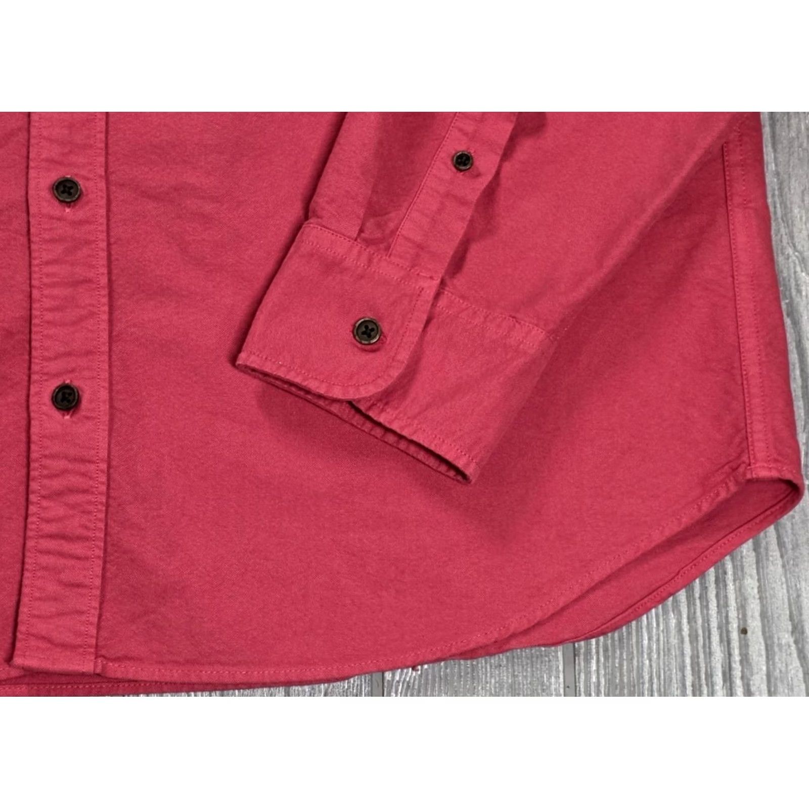 J.Crew J. Crew Men Button-Up Oxford Coral Garment Dyed Shirt Long Sleeve XL Slim Untuck Shirt Size US XL / EU 56 / 4 - 4 Thumbnail