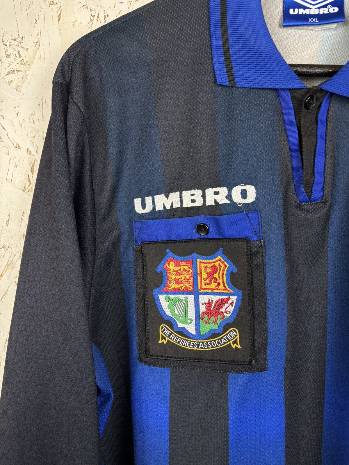 Umbro 90s Umbro Referees Association Long Sleeve Soccer Jersey XXL Size US XXL / EU 58 / 5 - 2 Thumbnail