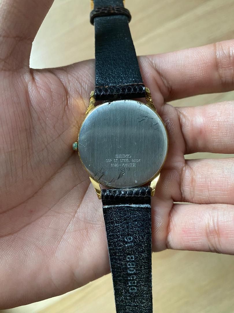 Japanese Brand × Seiko × Vintage Vintage Seiko Quartz Gold Japan Slim 6120-7130 Size ONE SIZE - 6 Thumbnail