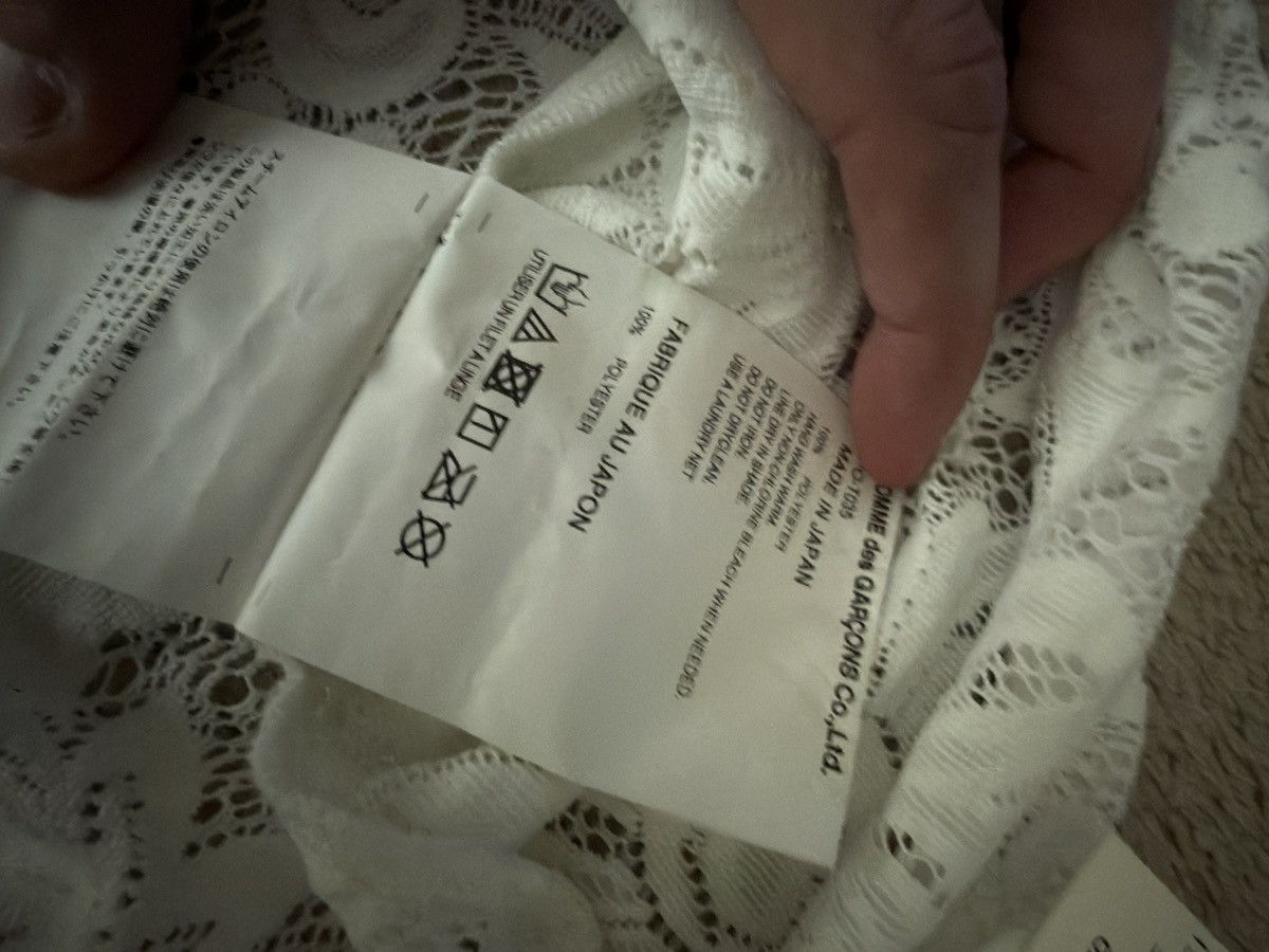 Comme des Garcons Homme Plus COMME DES GARÇONS HOMME PLUS LACE TANK TOP OFF WHITE LARGE Size US L / EU 52-54 / 3 - 6 Thumbnail