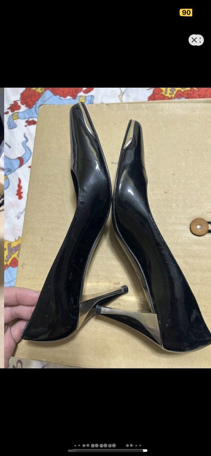 Stuart Weitzman ***FINAL DROP***RARE PATENT LEATHER STUART WEITZMAN HEEL 8 Size US 8 / IT 38 - 8 Thumbnail