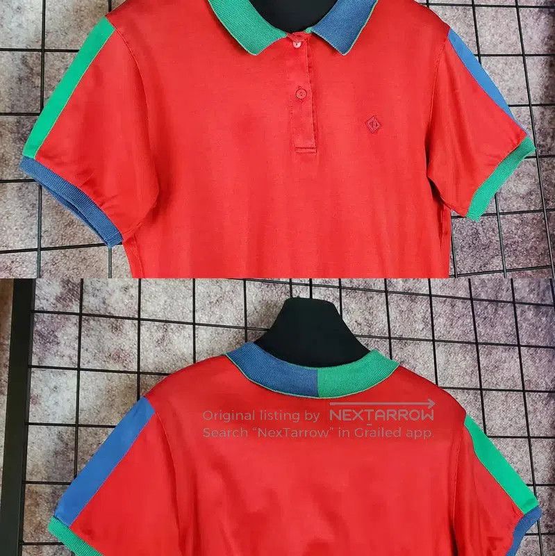 Dior Dior Red Cotton Embroidered Logo Short Sleeve T. Size M / US 6-8 / IT 42-44 - 4 Thumbnail