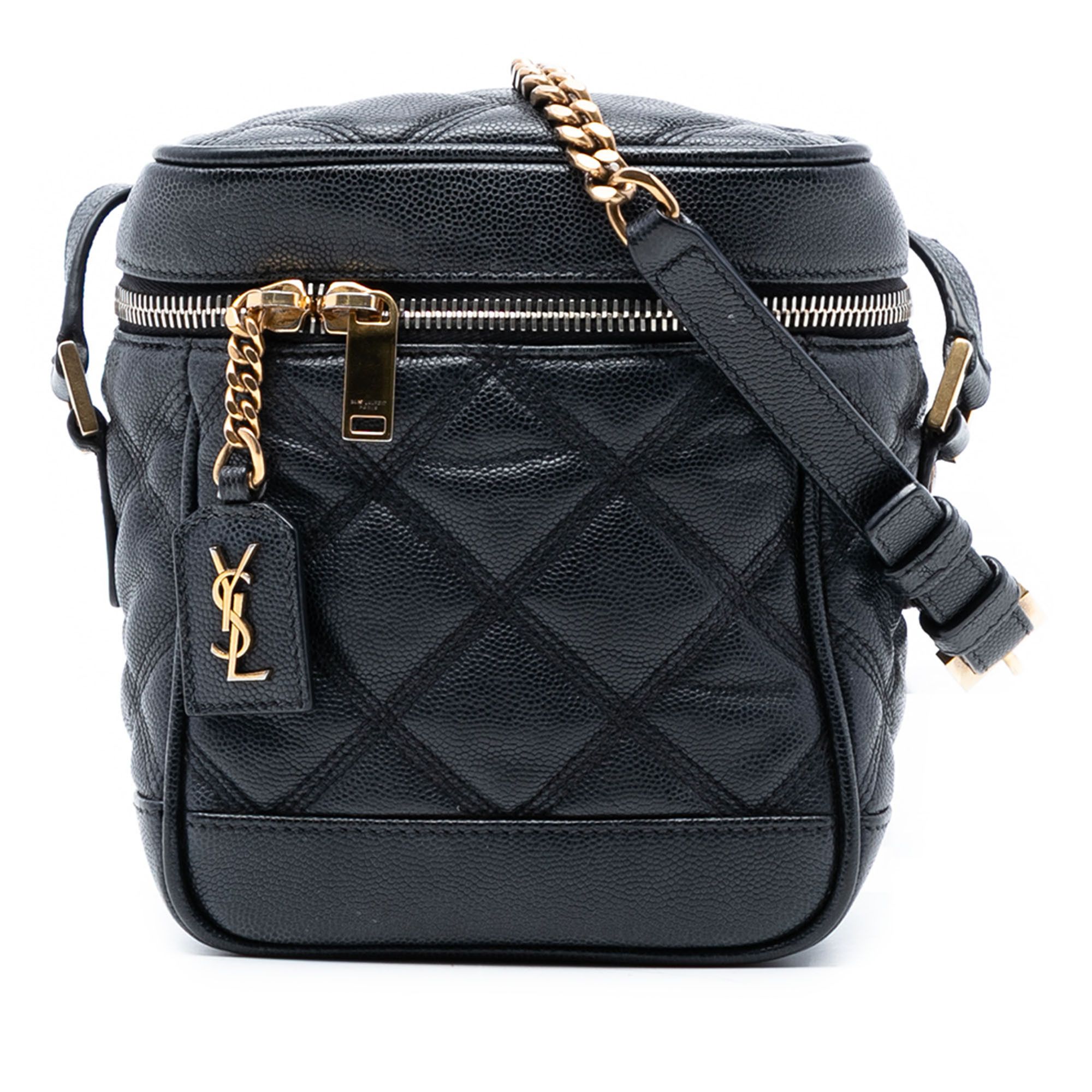 Yves Saint Laurent Yves Saint Laurent Grain de Poudre Quilted 80s Vanity Bag Size ONE SIZE - 1 Thumbnail