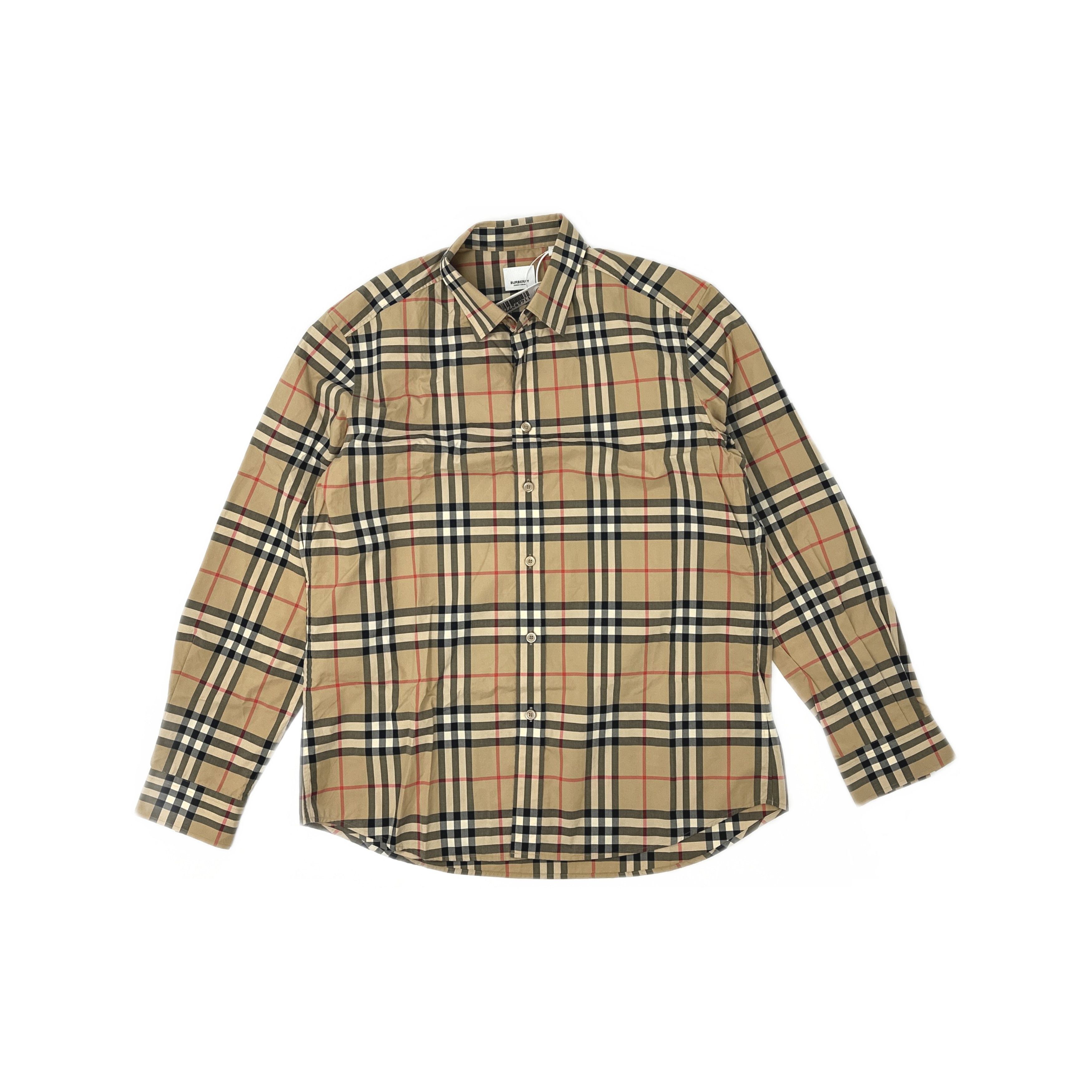 Burberry Burberry Vintage Check Button Up Shirt Size XL Size US XL / EU 56 / 4 - 1 Thumbnail