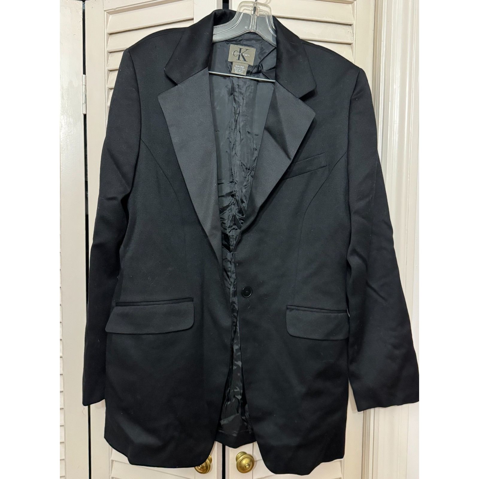 Calvin Klein Calvin Klein Men's Blazer Wool Blazer Jacket size 14 Size 40R - 9 Thumbnail