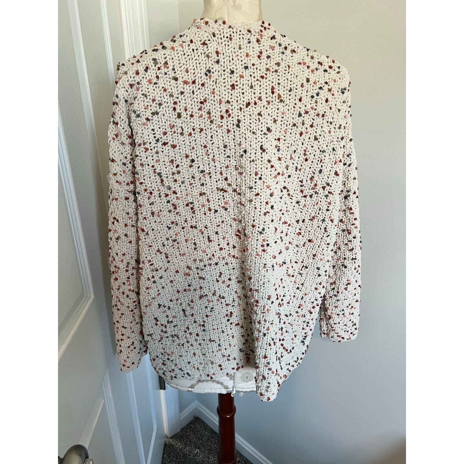 Jessica Simpson Jessica Simpson Multicolor Open Knit Cardigan XS Size XS / US 0-2 / IT 36-38 - 2 Thumbnail