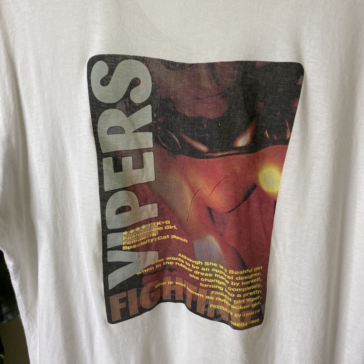 Vintage 1995 Fighting Vipers Fighting Video Games Promo T Shirt Size US L / EU 52-54 / 3 - 2 Thumbnail