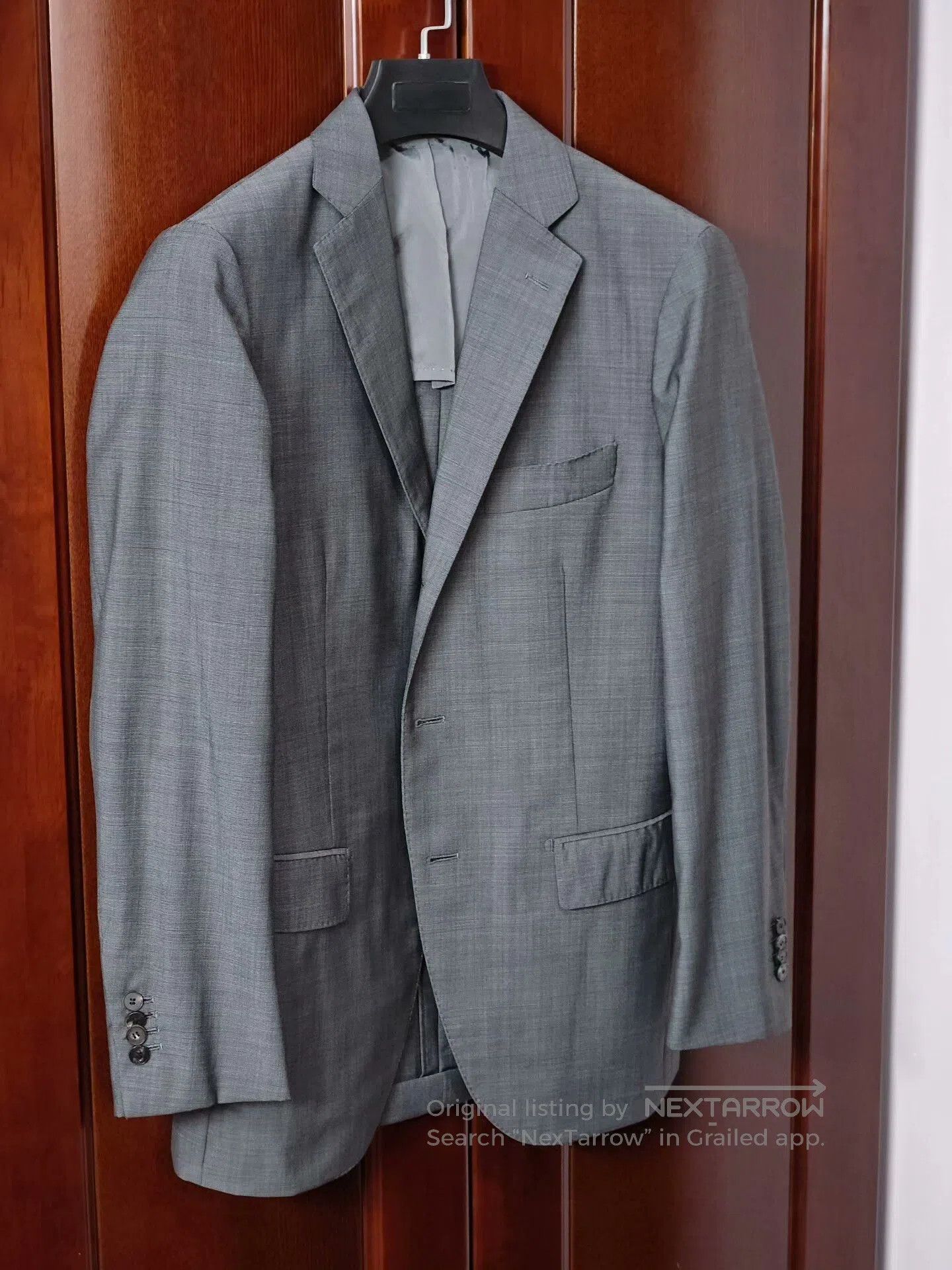Loro Piana Italian Loro Piana Gray Wool Suit. Size US S / EU 44-46 / 1 - 1 Thumbnail