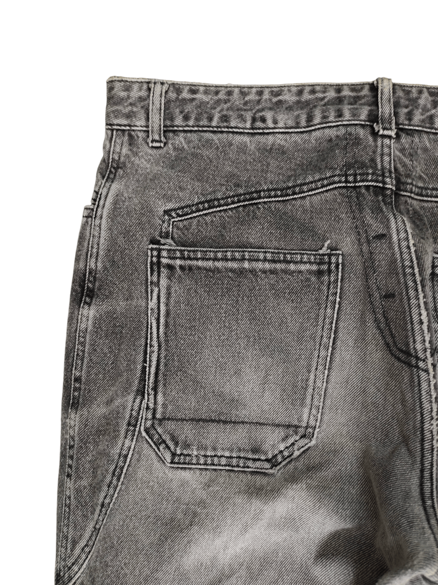 Marithe + Francois Girbaud Vintage 90s Marithe Francois Girbaud Faded Distress Jeans Size US 33 - 13 Thumbnail