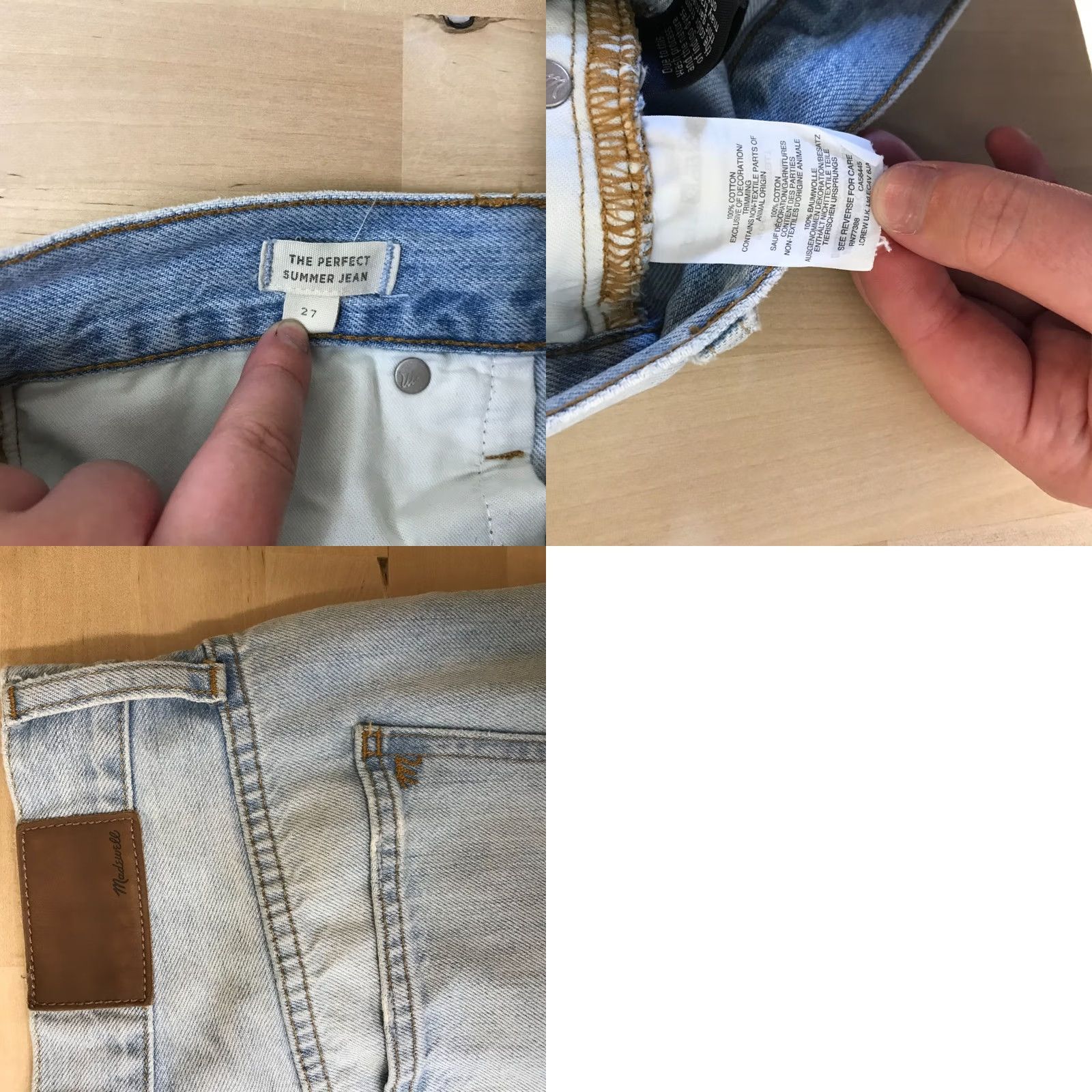 Madewell MADEWELL - WOMEN'S 27 - LIGHT BLUE JEANS - PRE-OWNED Size 27" / US 4 / IT 40 - 8 Thumbnail
