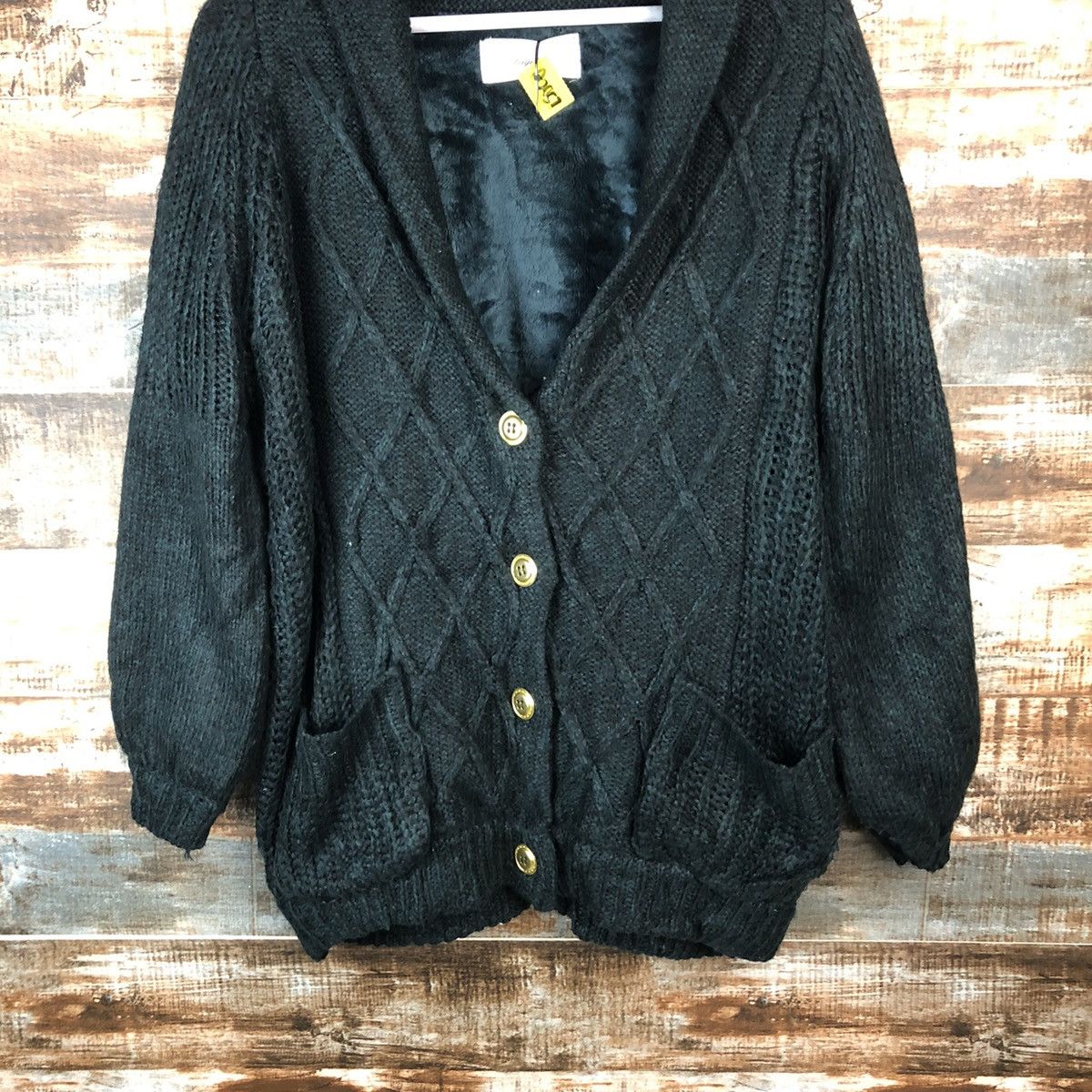 Vintage Page Boy Green Cardigan Knitwear #A2057 Size XL / US 12-14 / IT 48-50 - 3 Thumbnail