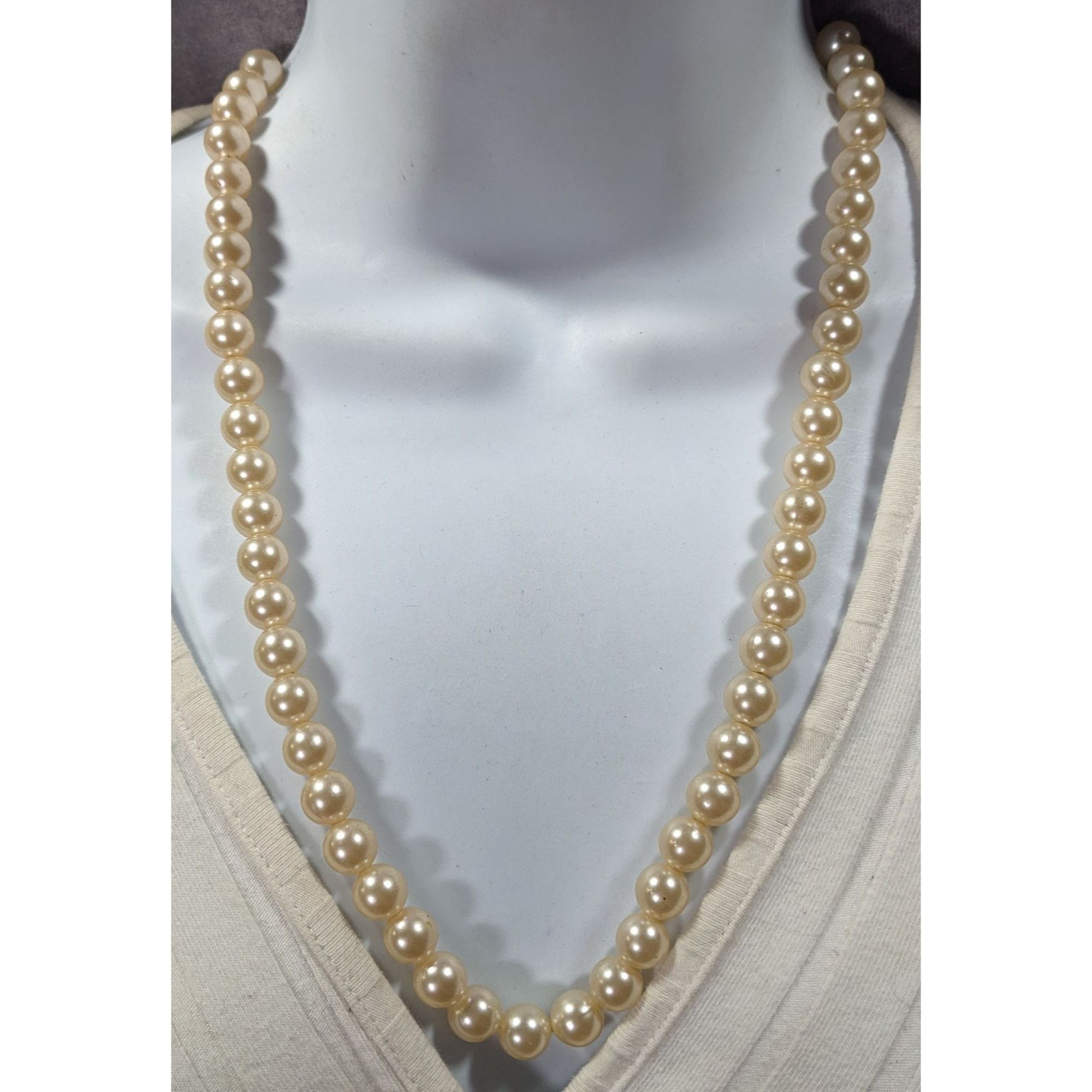Other Vintage Elegant Faux Pearl Beaded Necklace Size ONE SIZE - 3 Thumbnail