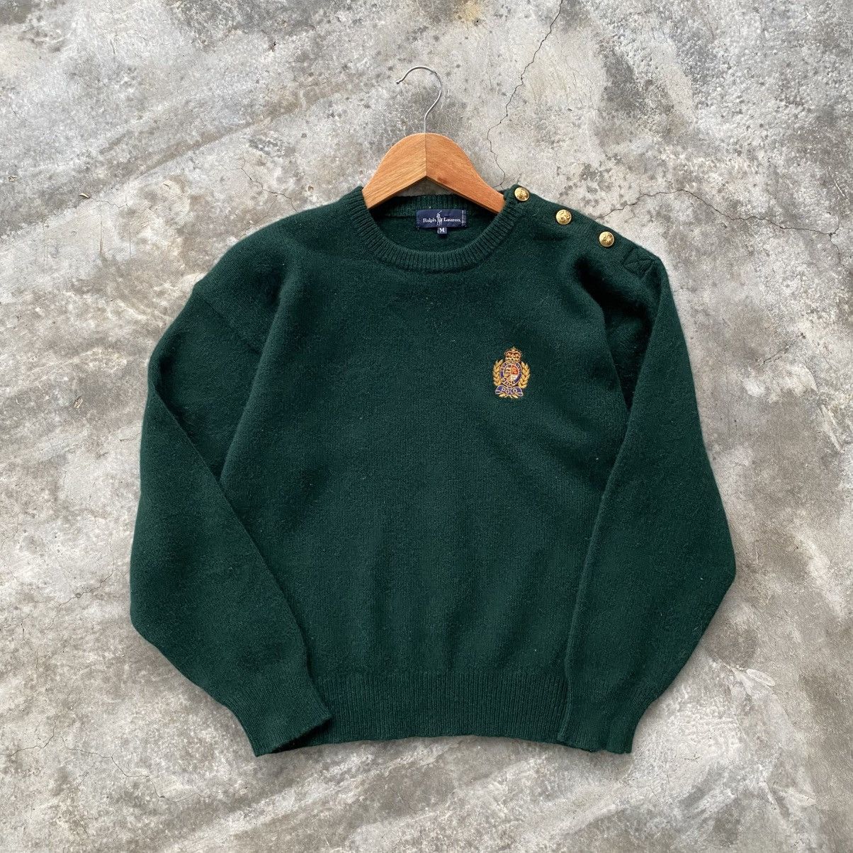 Polo Ralph Lauren × Vintage Vintage 90's Polo Ralph Lauren Knitwear Size M / US 6-8 / IT 42-44 - 1 Thumbnail