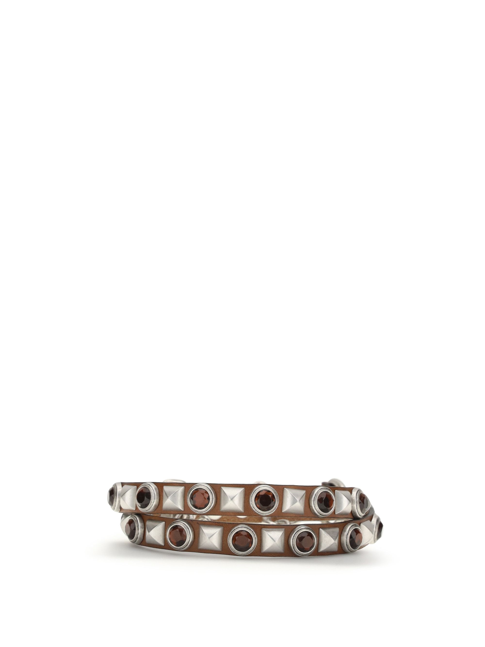 Etro Leather Belt with jeweled studs Size ONE SIZE - 1 Thumbnail