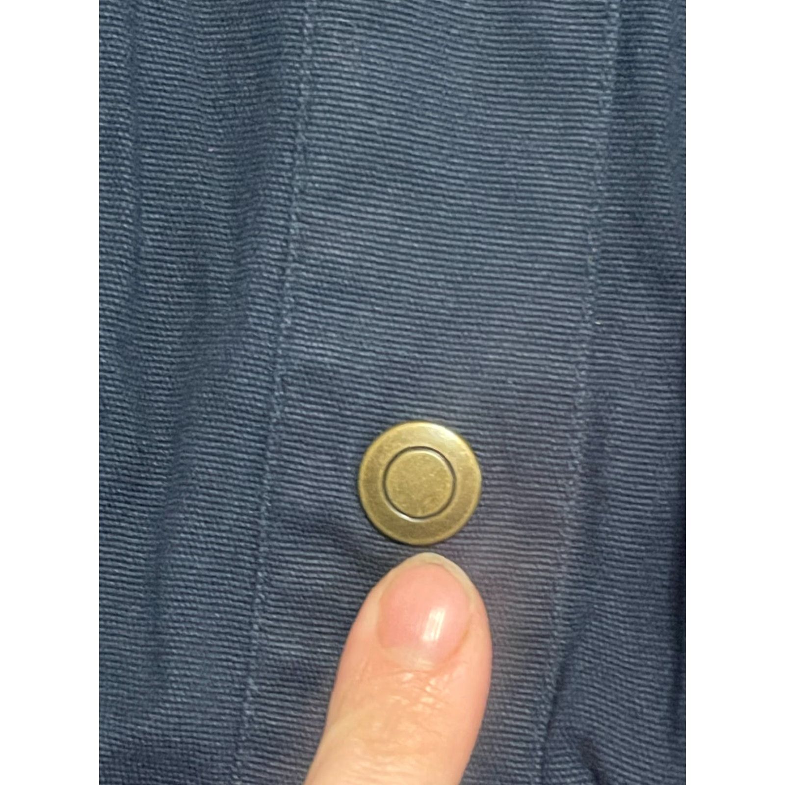 Vintage Christopher & Banks Jacket Women’s Size Small Blue Button Up Denim Jacket Size 28" / US 6 / IT 42 - 5 Thumbnail