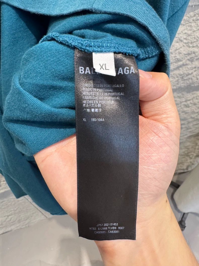 Balenciaga Balenciaga Embroidered classic logo short sleeves before a Size US XL / EU 56 / 4 - 3 Thumbnail