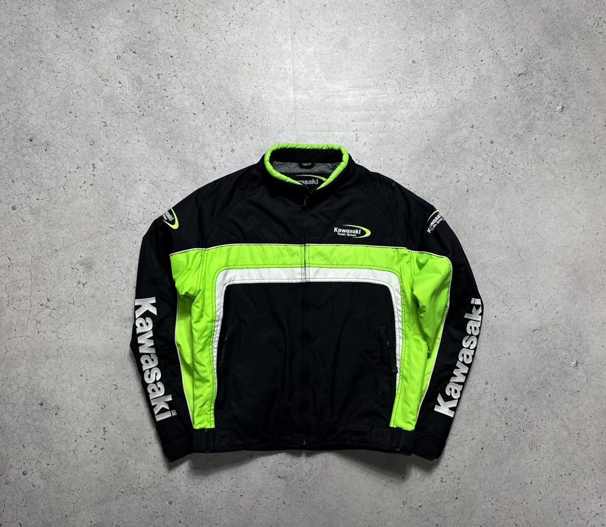 NASCAR × Vintage (SOLD) Kawasaki x Monster Energy Racing Jacket