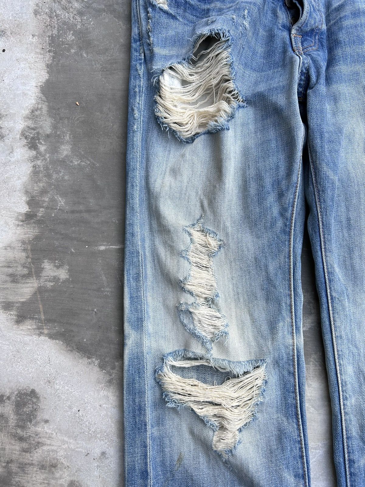 Abercrombie & Fitch × Vintage Abercrombie & Fitch Distressed Denim Size US 33 - 20 Thumbnail