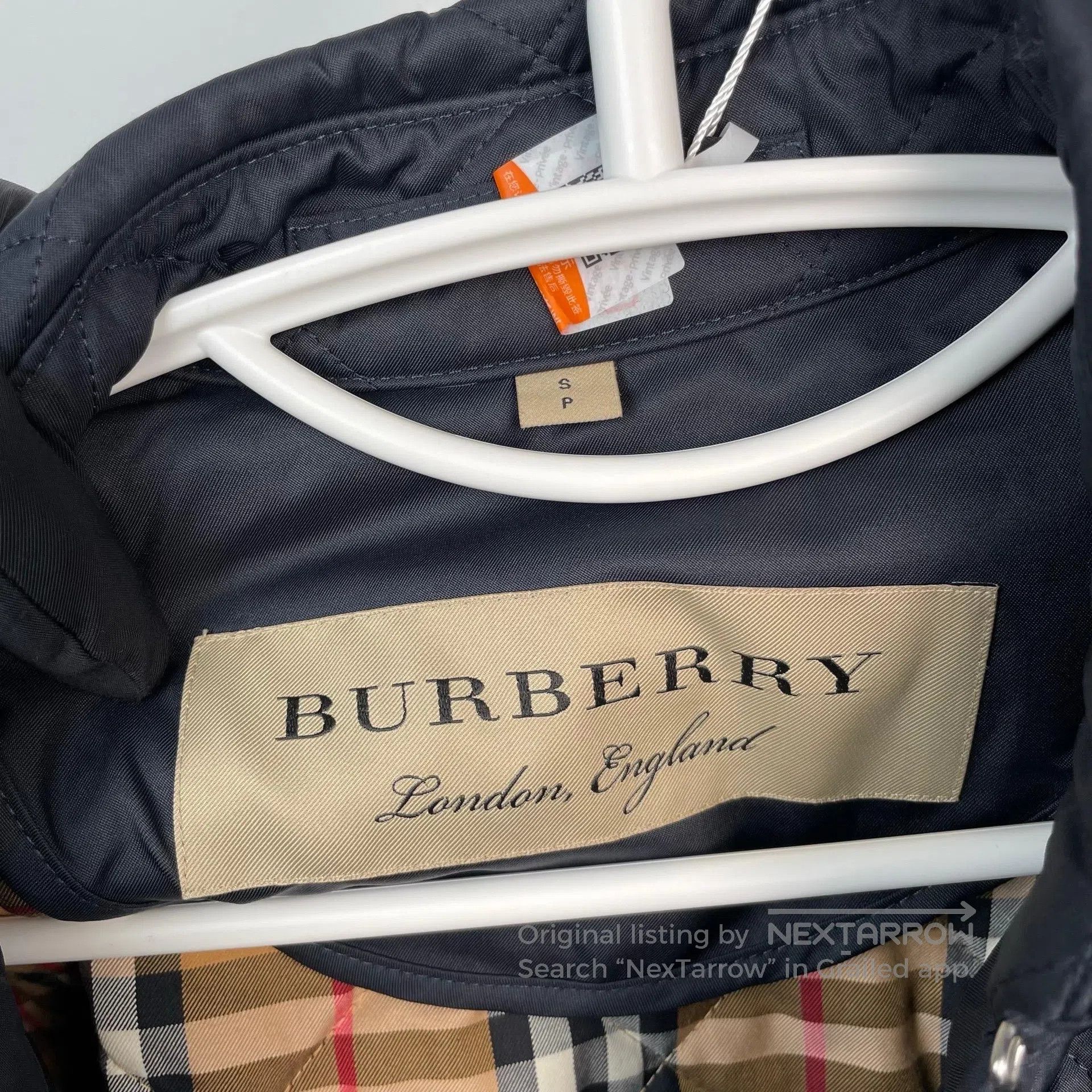 Burberry Burberry Blue black diamond quilted single-breasted jacket Size US L / EU 52-54 / 3 - 7 Thumbnail