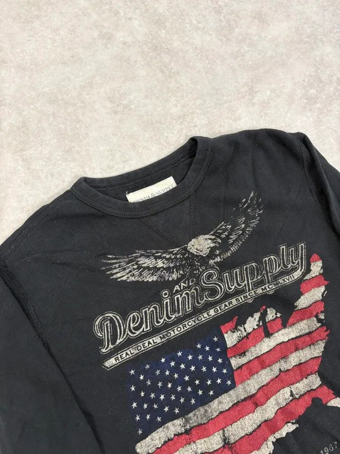 Polo Ralph Lauren 2010s Ralph Lauren Black Eagle USA Flag Sweater Size US S / EU 44-46 / 1 - 5 Thumbnail