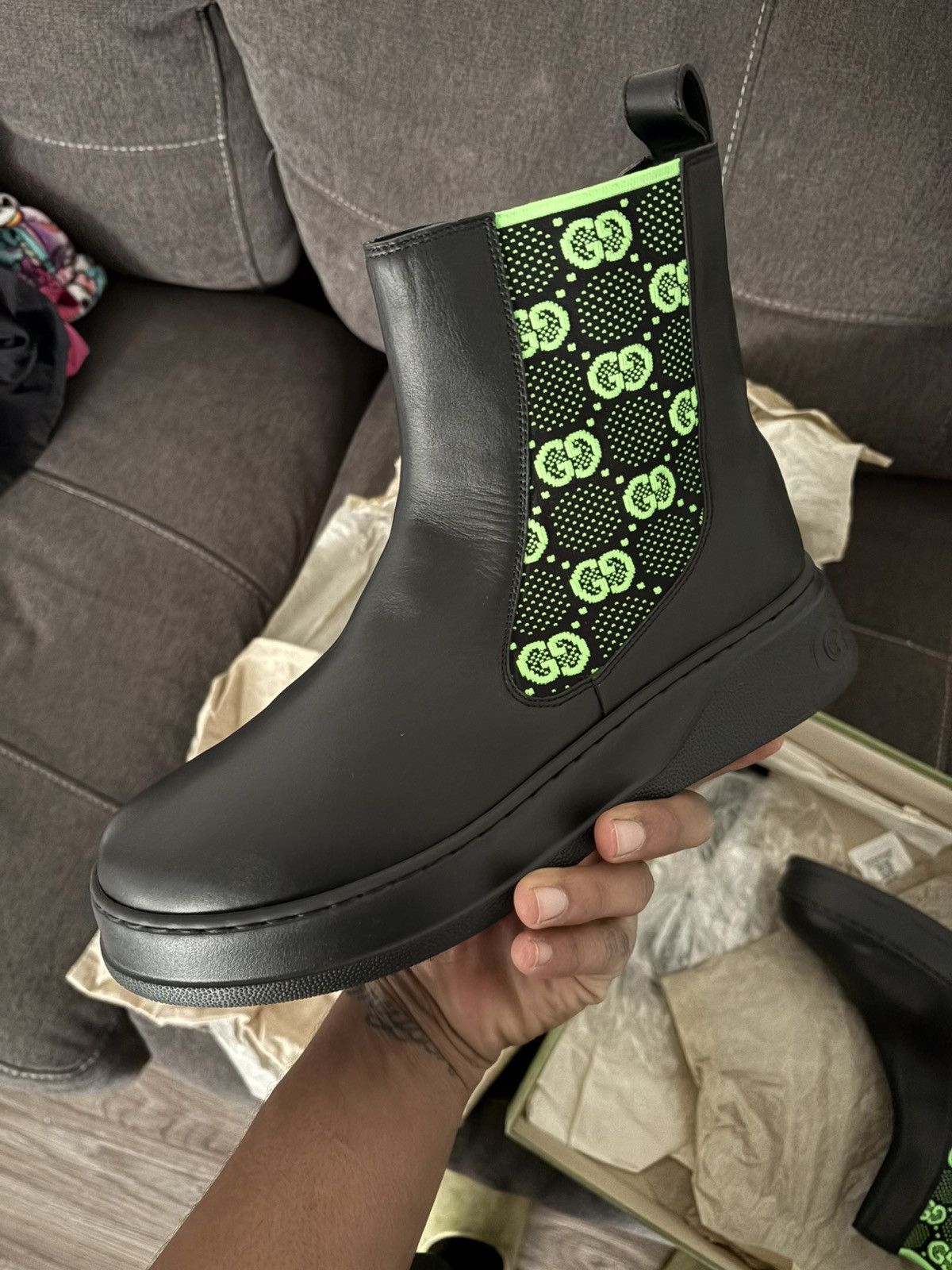 Gucci Gucci GG Supreme ankle boots Size US 10 / EU 43 - 10 Thumbnail