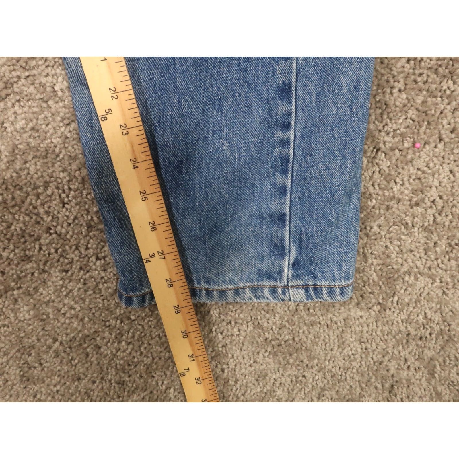 Levi's VINTAGE Levis 505 Jeans 38x29 Blue Denim Regular Fit Straight Leg Jeans Men's Size US 38 / EU 54 - 6 Thumbnail