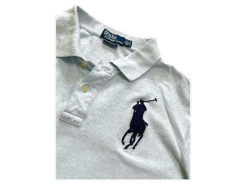 Polo Ralph Lauren Chief Keef Polo Ralph Lauren Vintage Big Pony Light Blue Size US XXL / EU 58 / 5 - 3 Thumbnail