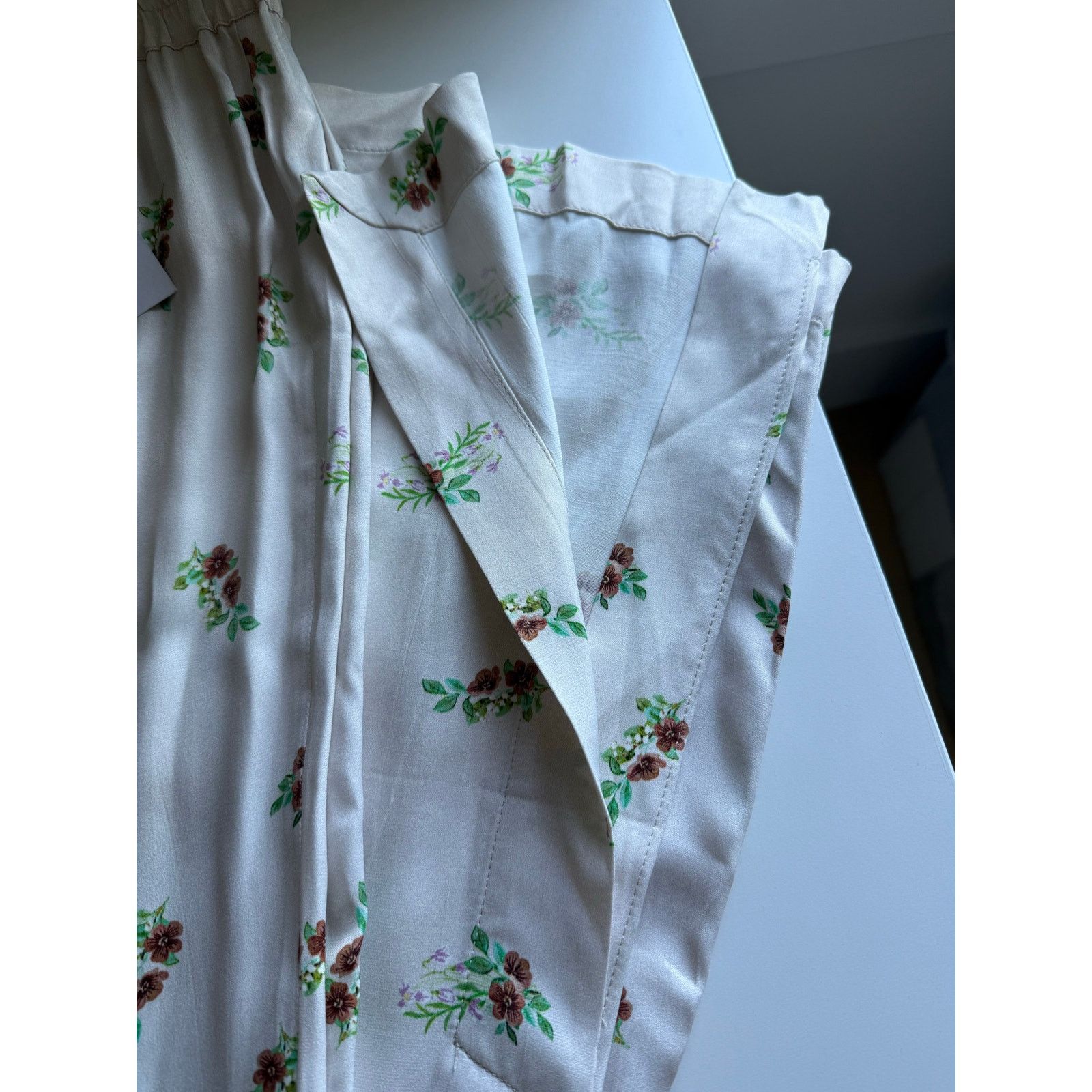 Sleeper $248 New Sleeper Beige Blossom Pant - Small Size 28" / US 6 / IT 42 - 10 Thumbnail