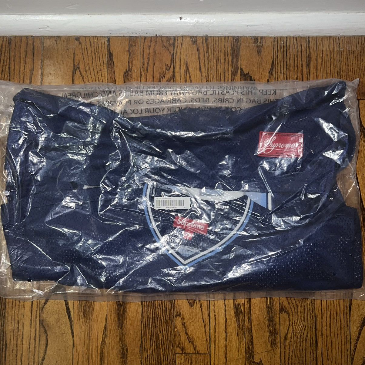 Supreme Supreme Jaquard Rib Football Jersey Navy Size: XL Size US XL / EU 56 / 4 - 3 Thumbnail