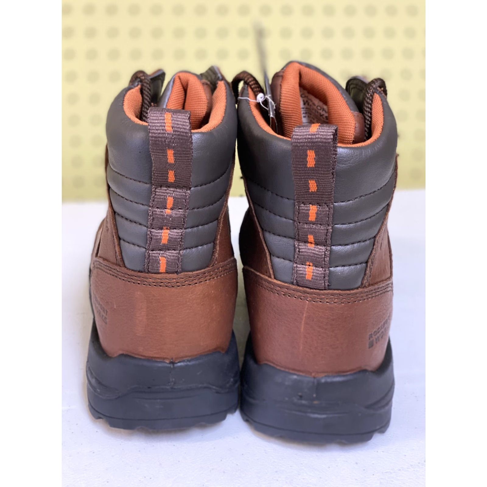 Rockport Rockport RK6640 Work Boot Brown 12W Composite Toe Waterproof Electrical Hazard Leather W Men Boots Size US 12 / EU 45 - 4 Thumbnail