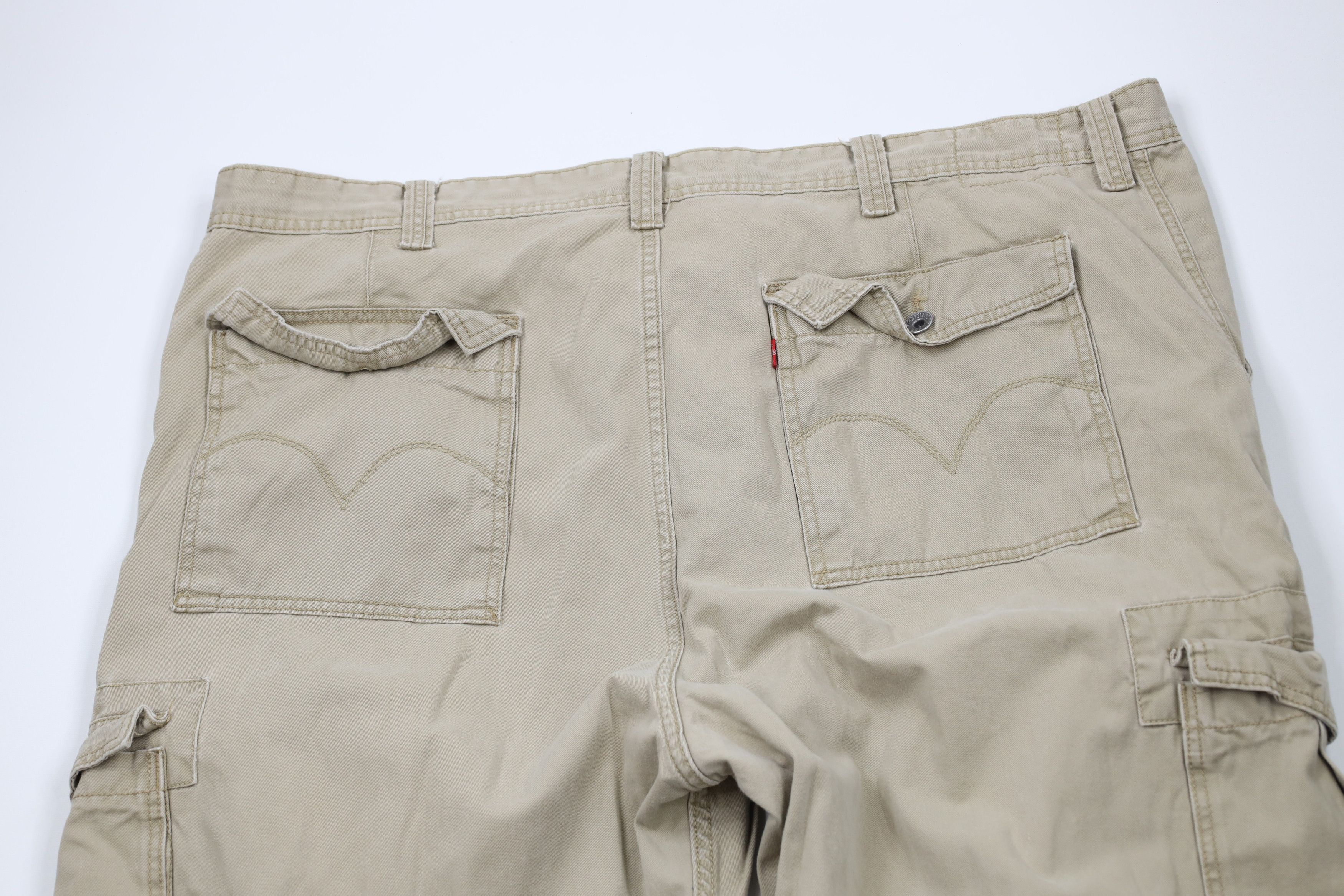 Levi's × Vintage Vintage Y2K Levis Loose Straight Wide Leg Cargo Pants Size US 44 / EU 60 - 11 Thumbnail