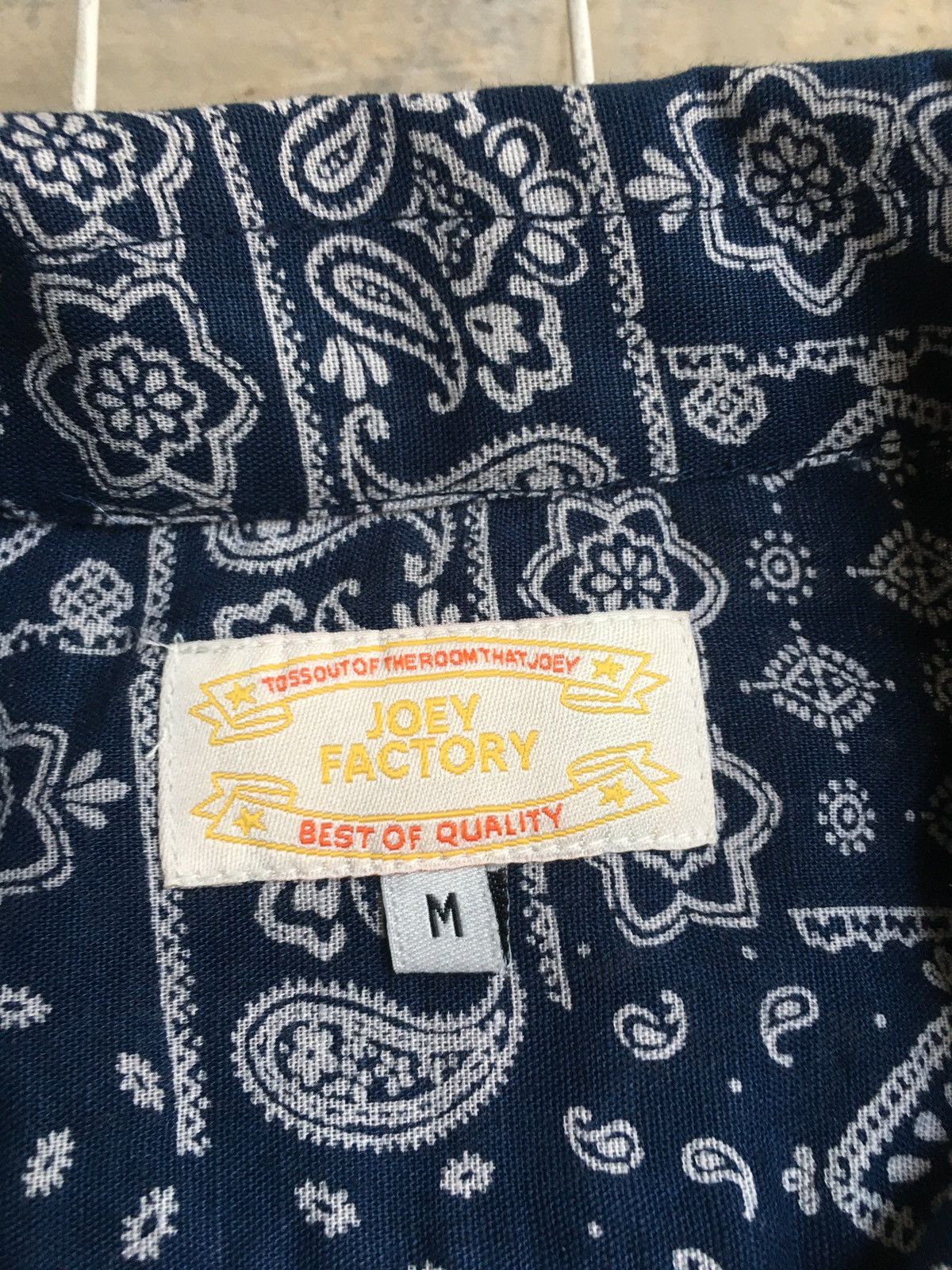 Japanese Brand Joey Factory Bandana Paisley Button Shirt Size US M / EU 48-50 / 2 - 5 Thumbnail