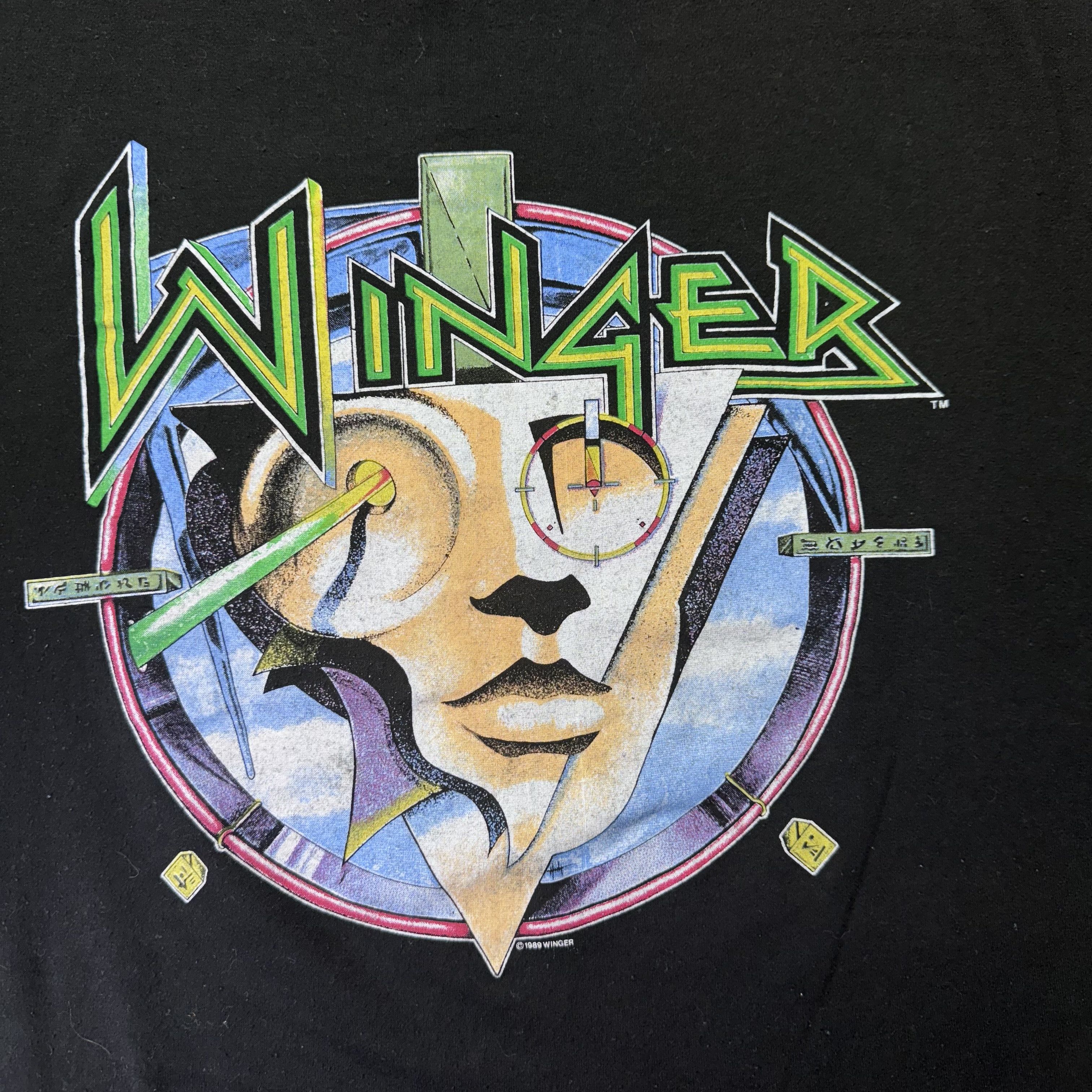 TEE JAYS Vintage 80s Winger Too Tuff Concert T Shirt Tee Jays Tag XL Size US XL / EU 56 / 4 - 3 Thumbnail
