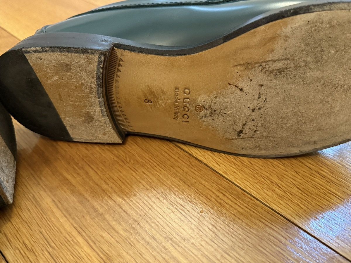Gucci Gucci Green Leather Horsebit Loafers UK 8 / US 9 Size US 9 / EU 42 - 5 Thumbnail
