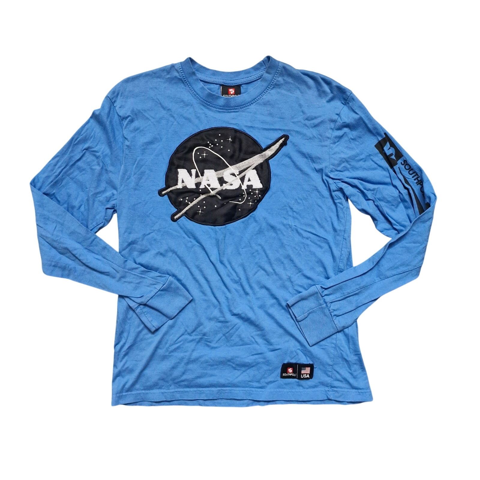 Southpole Vintage Southpole NASA Shirt Men’s Large Blue Long Sleeve Size US M / EU 48-50 / 2 - 1 Thumbnail