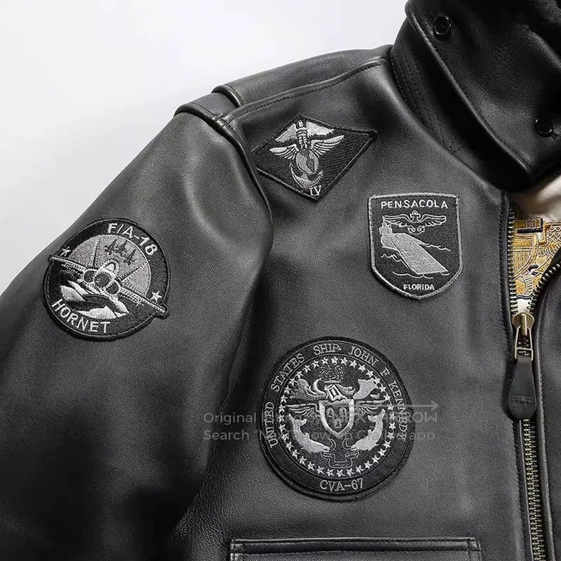 Schott Schott G1 leather flight jacket Size US XXL / EU 58 / 5 - 6 Thumbnail