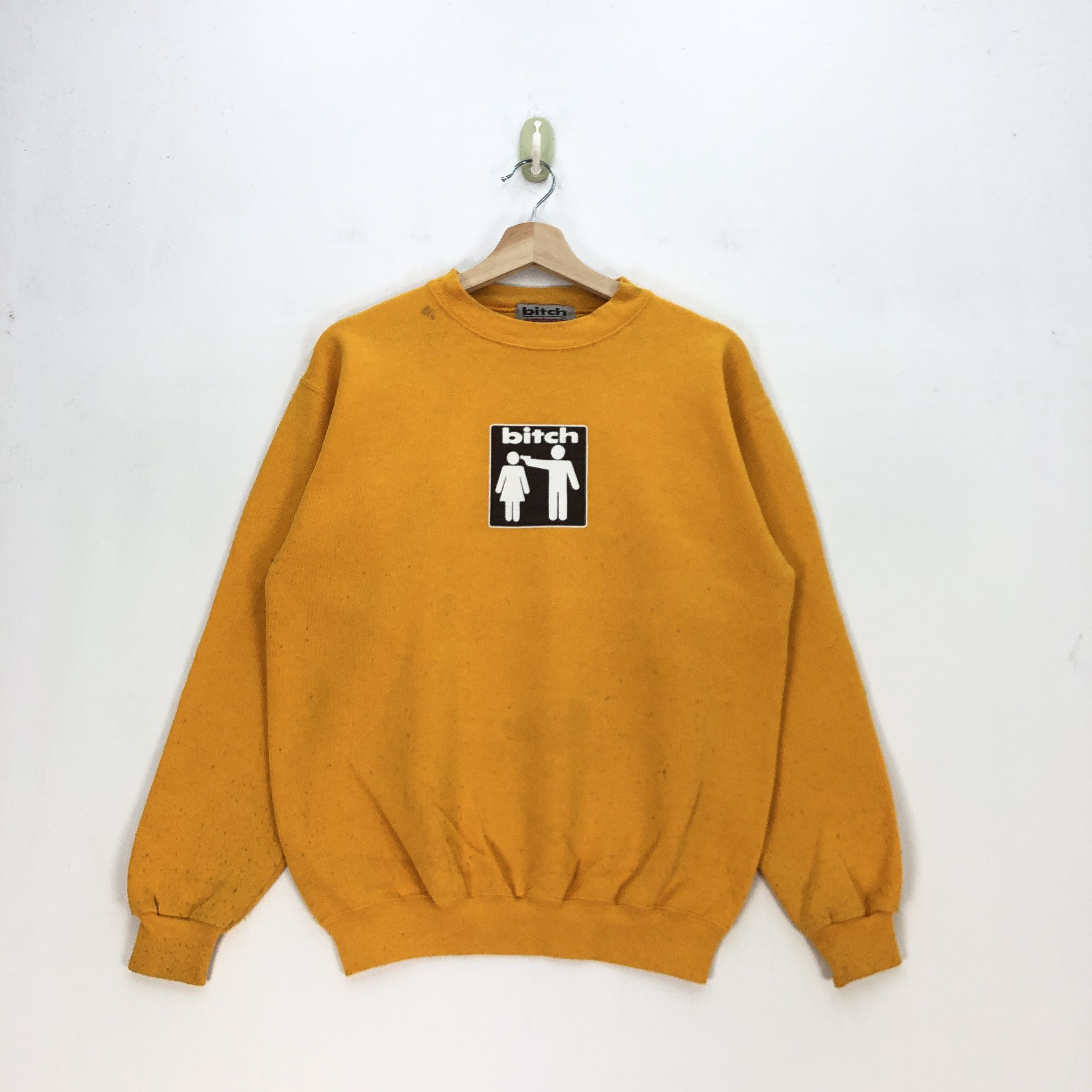 Vintage Vintage Bitch Skateboarding Sweatshirt Bitch Skate Sweater Size US M / EU 48-50 / 2 - 1 Thumbnail