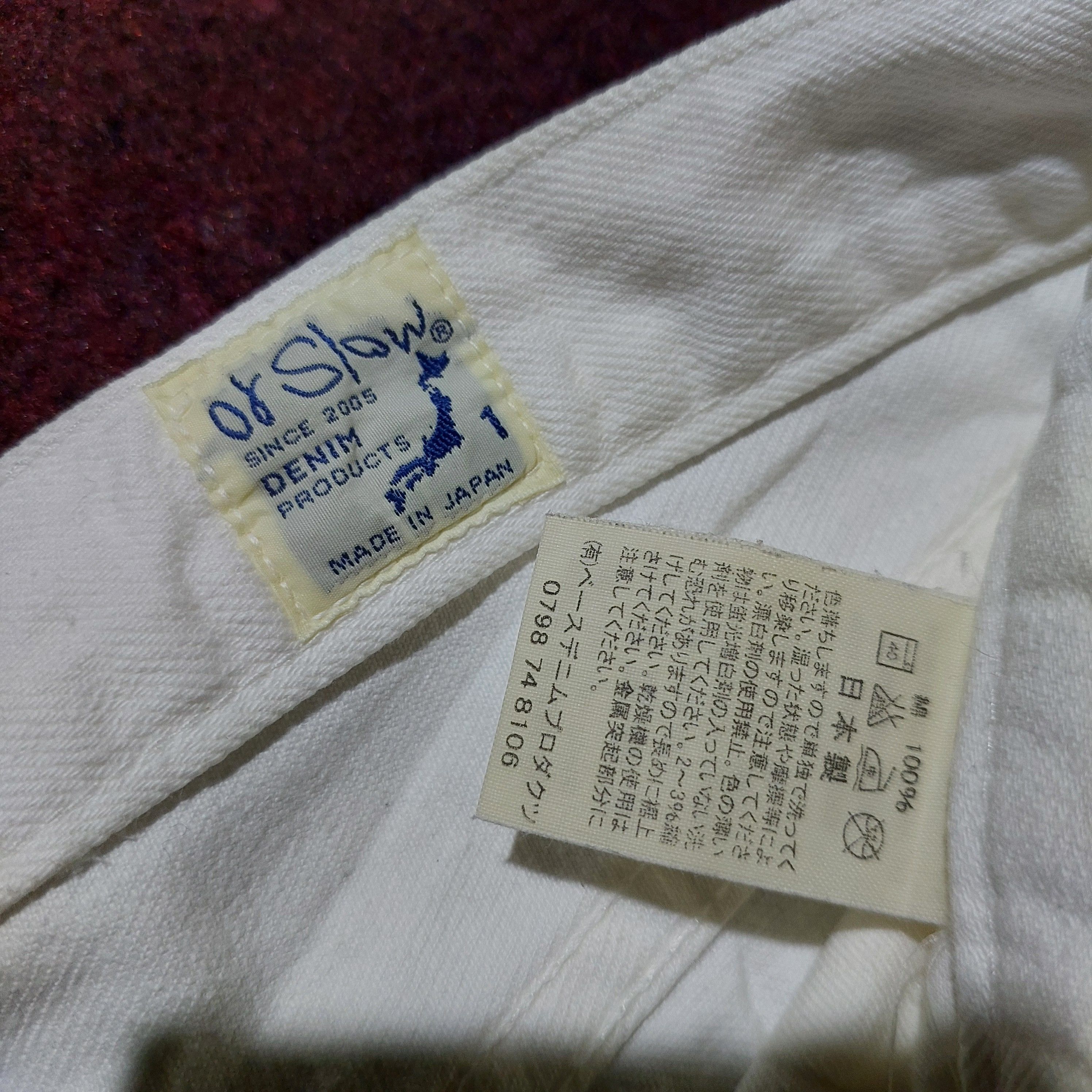 Orslow Japanese Orslow Lot 107 White Denim Size US 29 - 9 Thumbnail