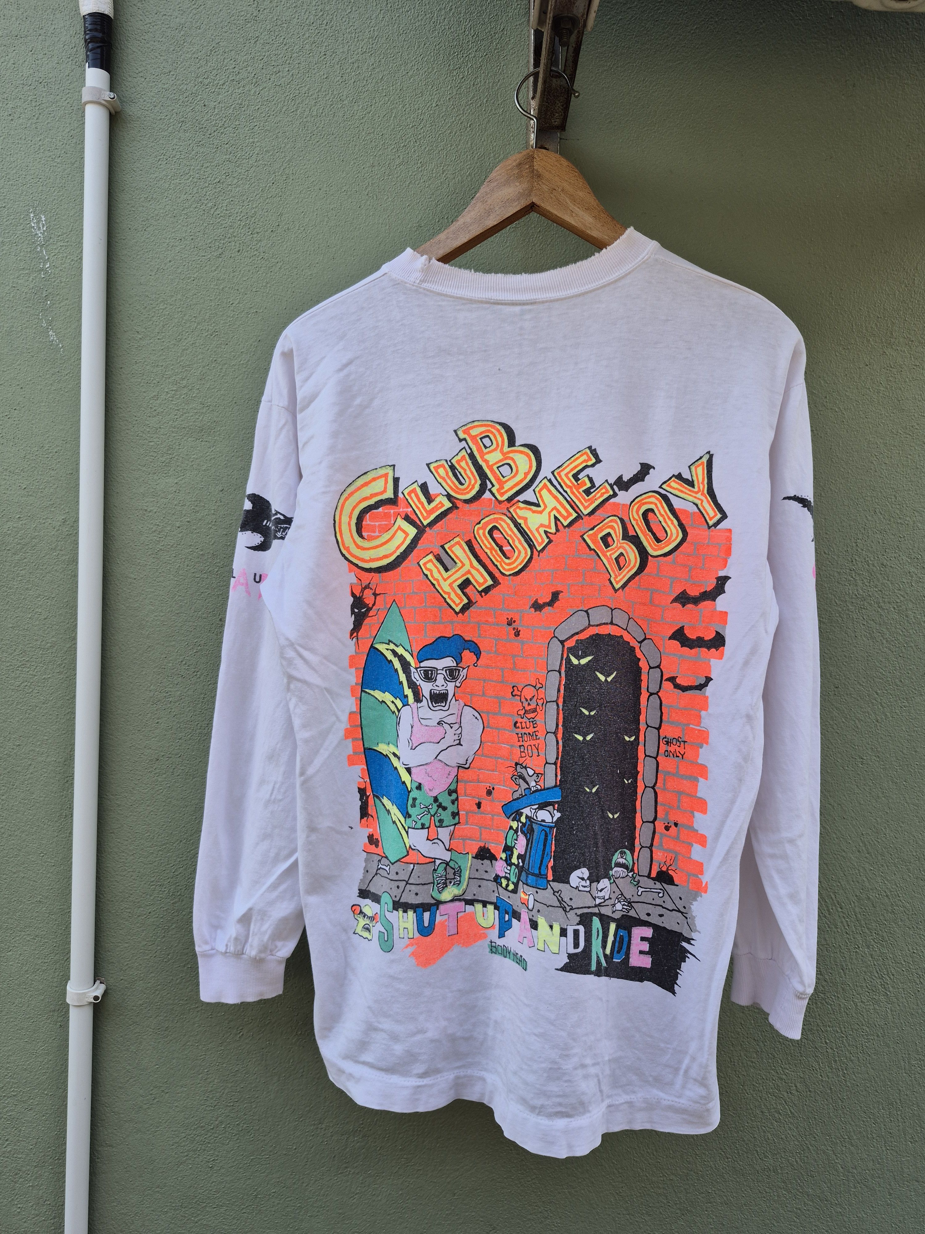 Vintage 🔥Vintage 90s Shark Club Surf Skate Tees Size US M / EU 48-50 / 2 - 1 Thumbnail